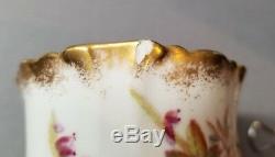 Vintage 1930s HAMMERSLEY DRESDEN SPRAYS Demitasse Cup & Saucer Sets Plate/Dish