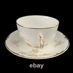 Vintage 1942 TAYLOR SMITH TAYLOR Rare #1689 Teacups(20) & Saucers(19) 24K Gold