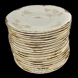 Vintage 1942 TAYLOR SMITH TAYLOR Rare #1689 Teacups(20) & Saucers(19) 24K Gold