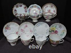 Vintage/Antique teacups and saucers collection 7 Sets