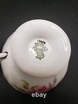 Vintage Anysley Tea Cup and Saucer Floating Cabbage Pattern