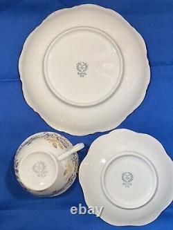 Vintage Bavarian 3 Piece Tea Sets- Cup/ Saucer/Sandwich Plate-5 Sets Fine China