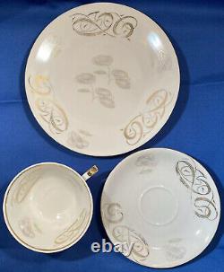 Vintage Bavarian 3 Piece Tea Sets- Cup/ Saucer/Sandwich Plate-5 Sets Fine China