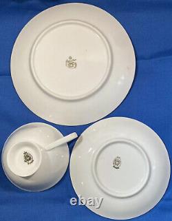 Vintage Bavarian 3 Piece Tea Sets- Cup/ Saucer/Sandwich Plate-5 Sets Fine China