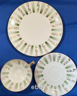 Vintage Bavarian 3 Piece Tea Sets- Cup/ Saucer/Sandwich Plate-5 Sets Fine China