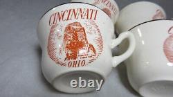 Vintage Cincinnati Tea Cups (Set Of 6)