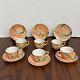 Vintage Dragon Ware Teacup & Saucer Moriage Occupied Japan Demitasse Set Of 6