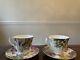 Vintage Duchess Fine Porcelain Tea Cup An Saucer Violets 22kt Gold Gilt