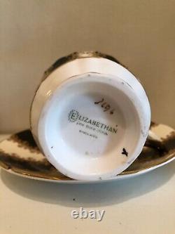 Vintage Elizabethan Fine Bone China Made in England Tea Cup and Saucer