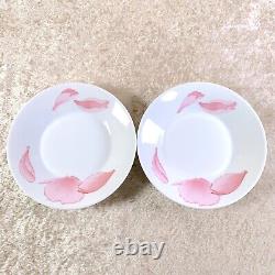 Vintage Hermes Porcelain Pivoines Tea Cup Saucer Tableware 2 Sets withBox