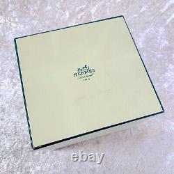 Vintage Hermes Porcelain Pivoines Tea Cup Saucer Tableware 2 Sets withBox