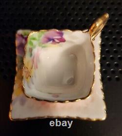 Vintage Miniature 1940s Collectible Tea Cup Set With Stand Occupied Japan