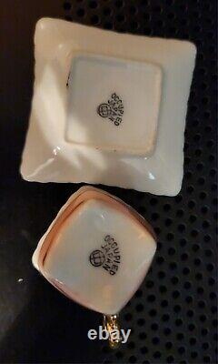 Vintage Miniature 1940s Collectible Tea Cup Set With Stand Occupied Japan