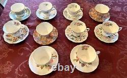Vintage Mismatched Fine Bone China Tea Cups