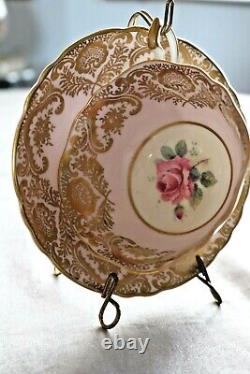 Vintage Paragon Bone China Pink Rose & Gold Tea Cup Saucer