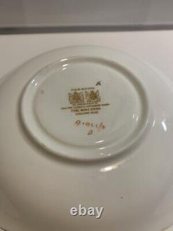 Vintage Paragon Peach and Gold Tea Cup and Saucer