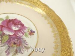 Vintage Paragon Tea Cup & Saucer Porcelain Pink Rose gold trim