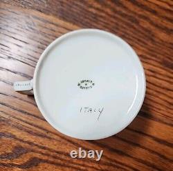 Vintage Richard Ginori 1735 Voliere Tea Cup & Saucer Set Love Birds Italy 7-49