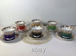 Vintage Royal Albert REGAL SERIES Teacups/Saucers(6) SetsGORGEOUSFREE SHIPPING