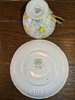 Vintage Shelley Primrose Tea Cup And Saucer