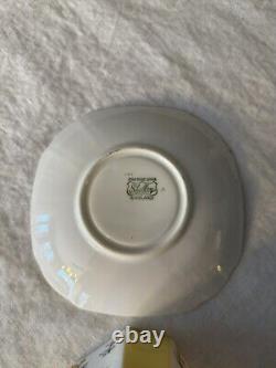 Vintage Shelley Queen Anne Yellow Tea Cup And Saucer Very RARE