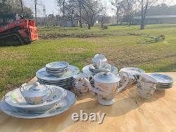 Vintage Small Tea Cups & Saucers, 7 Sets, Japan-England-Gold China Minor Flaws