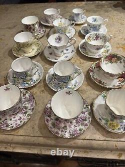 Vintage Tea Cup And Saucer Collection