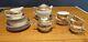 Vintage Warranted Ardalt 22k Carat Derwood Tea Set 21 Piece Gold Plates Saucers