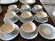 Vintage Wedgwood Albion Corinthian Blue 8 Coffee/tea Cups And 9 Saucers