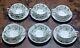 Vintage Wedgwood Wild Strawberry Tea Cup And Saucer Bone China England Set Of 6