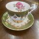 Vintage Paragon Antique Rose Tea Cup And Saucer Signed Johnson