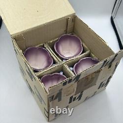 Vtg 1989 Haldon Group Japan Morning Glory Demi Cup Saucer Set 206506 Butterfly