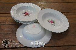 Vtg 66 Piece Spodes Jewel Copeland China Billingsly Rose England Scalloped Lacy