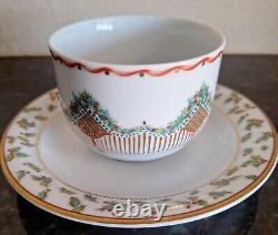 Vtg Royal Copenhagen Christmas Joy Teacup & Saucer C 2004