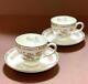 Wedgwood Kutani Crane Tea Cup Saucer Pair