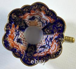 Wileman Foley Shelley Tea Cup Saucer & Dessert Plate English Imari Ware c. 1894