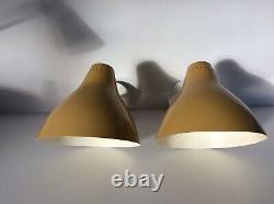 X2 Original Scones Wall lights 1950s Vintage Mid Century In very good condition